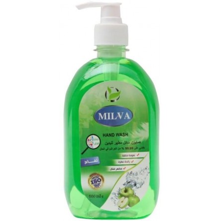 Milva Hand Sanitizer Soap Anti Bacteria with Apple Scent - 500ml