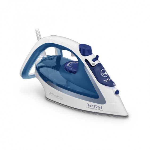Tefal Easygliss Plus Steam Iron, 2700 Watt, Steam 45 gm per minute, Blue