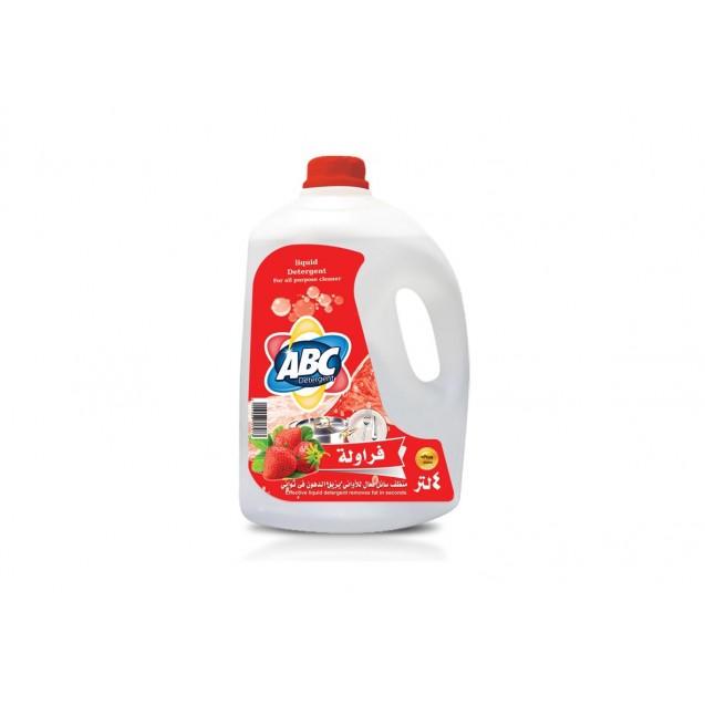 abc Liquid Detergent Strawberry 4liter 