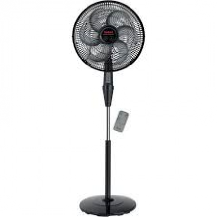 Tefal Silence Force Stand Fan With Remote Control, 16 Inch, Black -