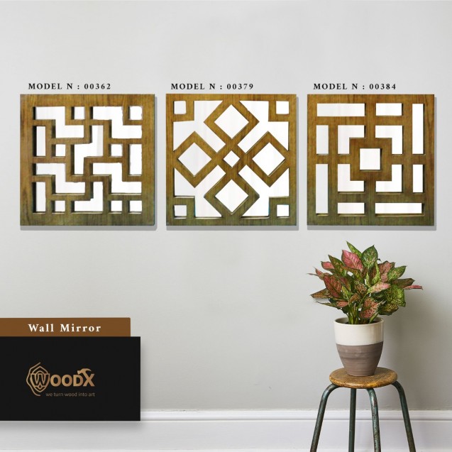 Wall frames handcrafted from beech wood