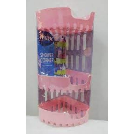 Max corner shower shelves