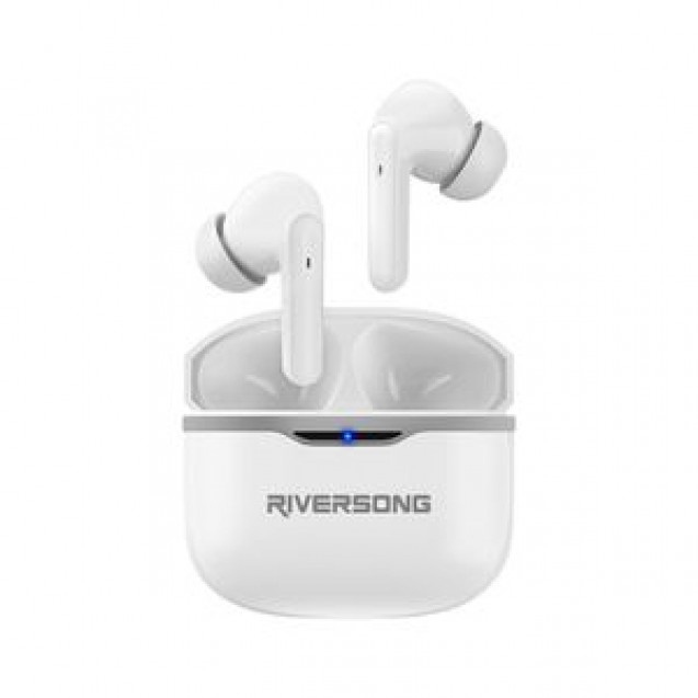 Riversong Airfly L6 TWS Earbuds - Black-WHITE