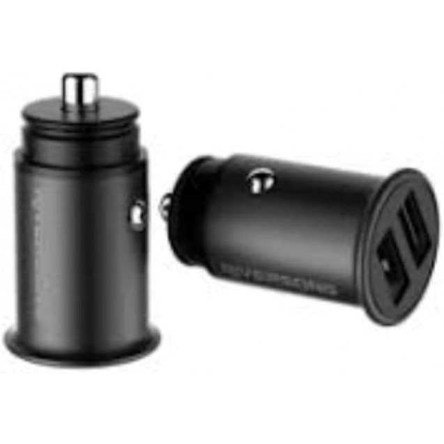 Riversong safari s4 metal car charger with lightning cable - 2.4 a