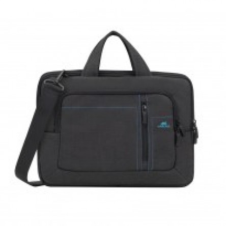 RIVACASE 7520 black Canvas Laptop bag 13.3-14''