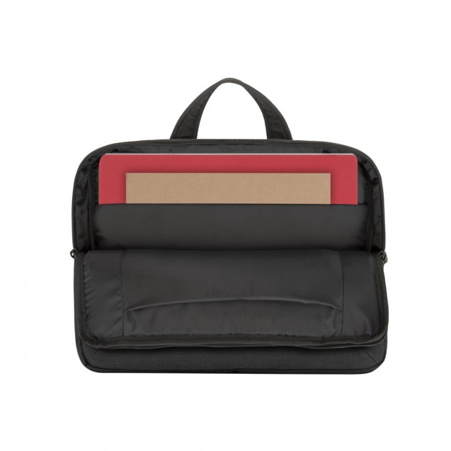 RIVACASE 7520 black Canvas Laptop bag 13.3-14''