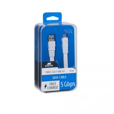 RIVACASE VA6003 WT12 Type С 3.0 – USB cable 1.2m white