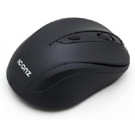 iconz Wireless 6-buttons Mouse Black Rubberzied-WM03K
