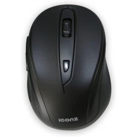 iconz Wireless 6-buttons Mouse Black Rubberzied-WM03K