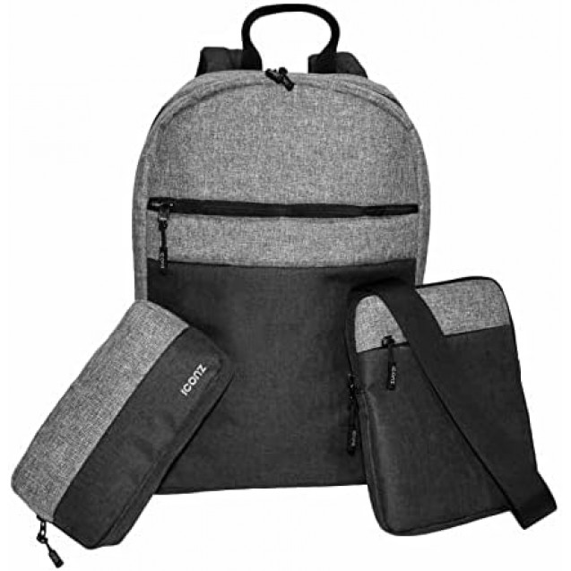 ICONZ FULL PACK 15.6 Manchester-4015 Black/GREY