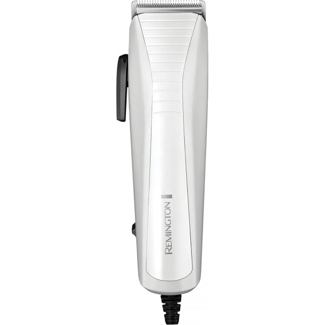 Remington HC5035 Corded Colour Cut Hair Clipper, White and Grey