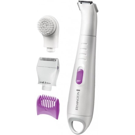 Remington Ultimate Cordless Wet and Dry Bikini Kit for Women with Lady Shaver, Adjustable Detail Razor and Exfoliating Brush, WPG4035