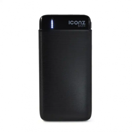 ICONZ BAZIX Power Bank, 10000mAh, 2 Ports, Black - XPB10CK