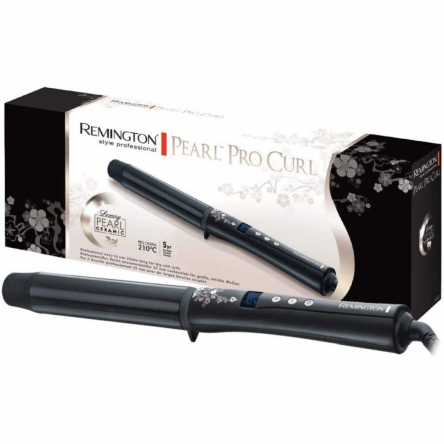 Remington CI9532 Pearl Pro Curl Ceramic LCD Curler Tong Styler Wand Iron