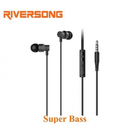 Riversong EA36 Bass Pro In Ear Headset - Black