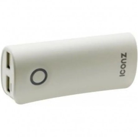 ICONZ Power Bank, 6000mAh, White - P602 