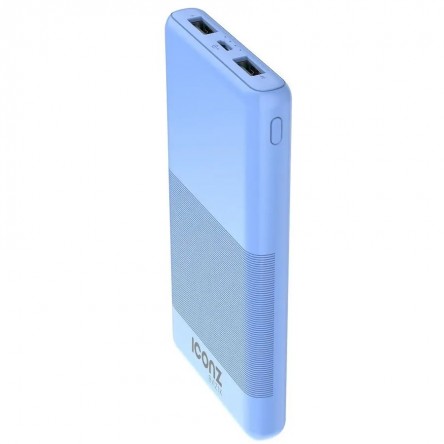 ICONZ Power Bank, 10000mAh, 2 Ports, Blue - XPB04L 