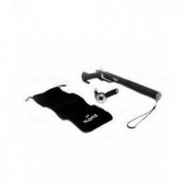 iconz imn-ss02k pro bluetooth selfie stick metal, blk