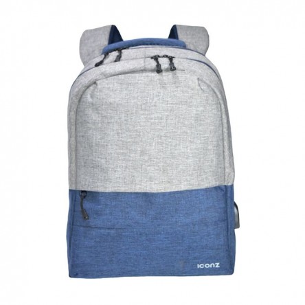 Iconz New York Backpack 15.6 Blue Grey Iconz New York Backpack 15.6 Blue Grey