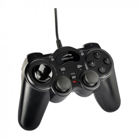SPEEDLINK - Thunderstrike Gamepad - USB - Black SPEEDLINK - Thunderstrike Gamepad - USB - Black