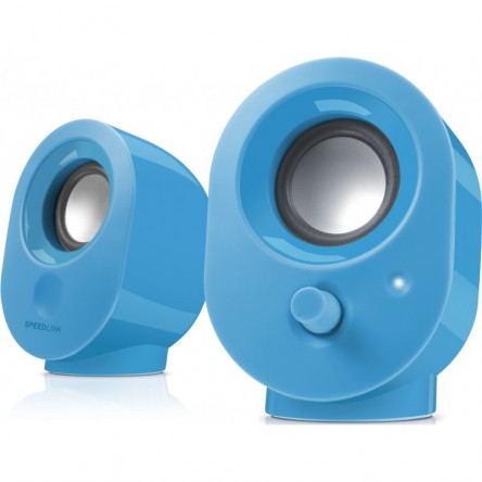 Speedlink Snappy Stereo Speakers - blue
