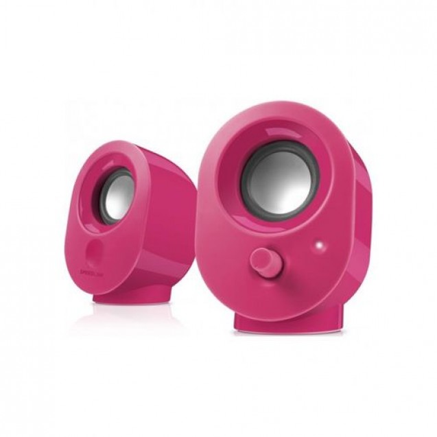 Speedlink Snappy Stereo Speakers - pink