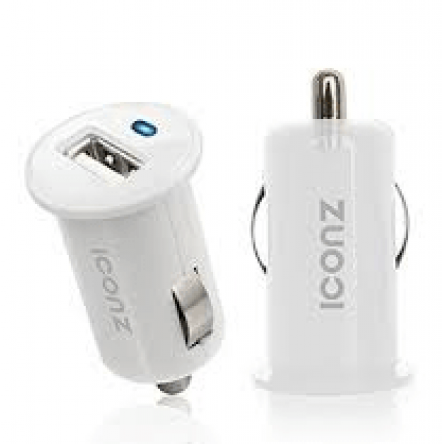 Iconz Single Car Charger + Type C Cable 