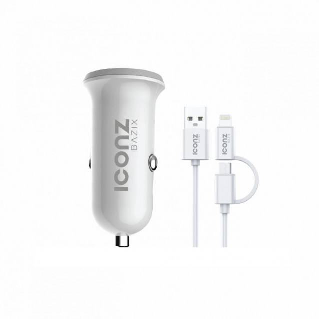 Iconz  Bazix Dual USB Car Charger 