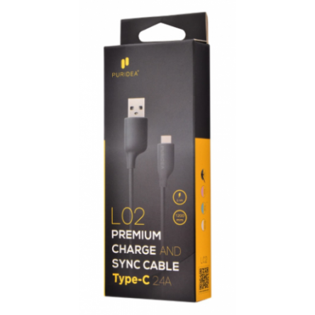 PURIDEA L02-UC-GREY Type C Cable