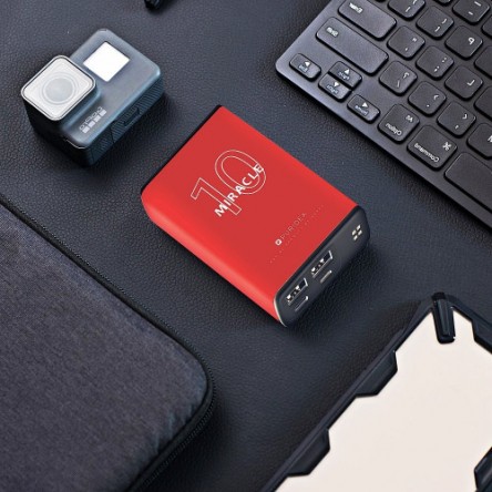 PURIDEA  Power Bank 10 000 mAh red