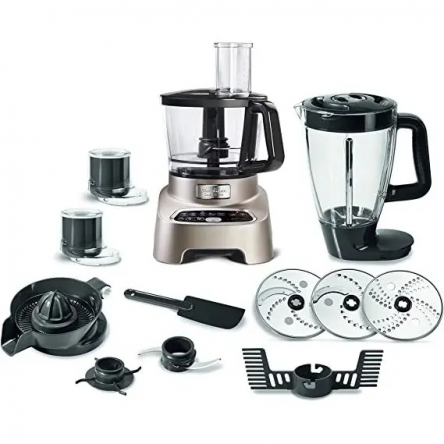 Moulinex Double Force Food Processor, 1000 Watt, Champaign