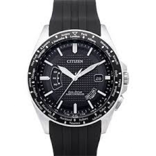 Citizen Eco Drive Watch for Men - Analog Rubber Band 