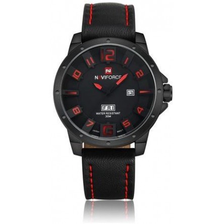 Naviforce  Nylon Round Analog Watch for Men