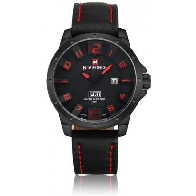 Naviforce  Nylon Round Analog Watch for Men