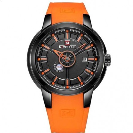 Naviforce Casual Watch For Men Analog SIlicone 