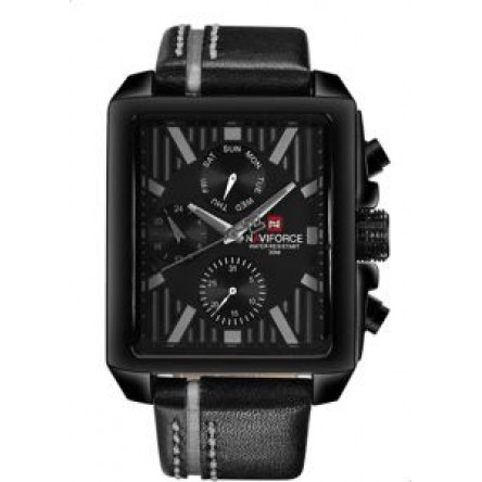 Naviforce Casual Watch For Men Analog Leather
