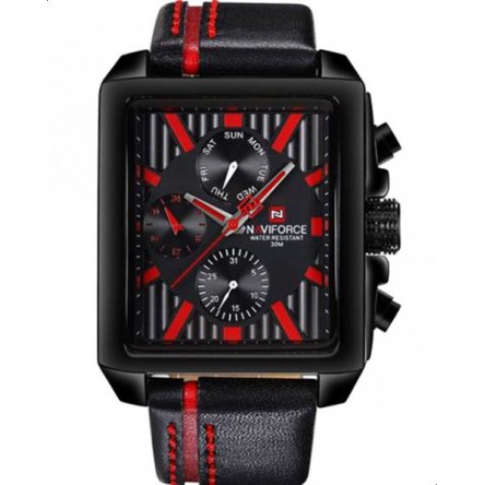 Naviforce Casual Watch For Men Analog Leather