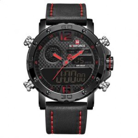Naviforce Casual  Analog-Digital Leather 