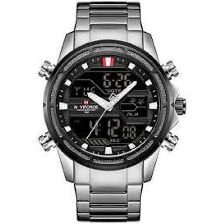 Naviforce  Analog-Digital For Men, Dress Watch