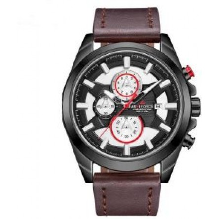 Naviforce Casual Watch For Men Analog Leather