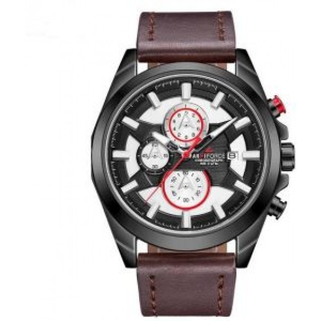 Naviforce Casual Watch For Men Analog Leather