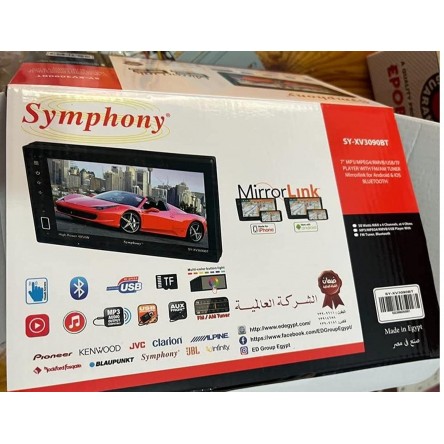 Symphony SY-V3090BT Car Multi Media Player - 7 Inches