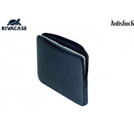 RivaCase 5123 Dark Grey Laptop Sleeve 13.3"