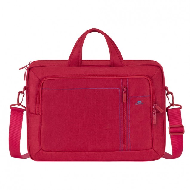 RivaCase 7530 red Laptop Canvas shoulder bag 15.6"