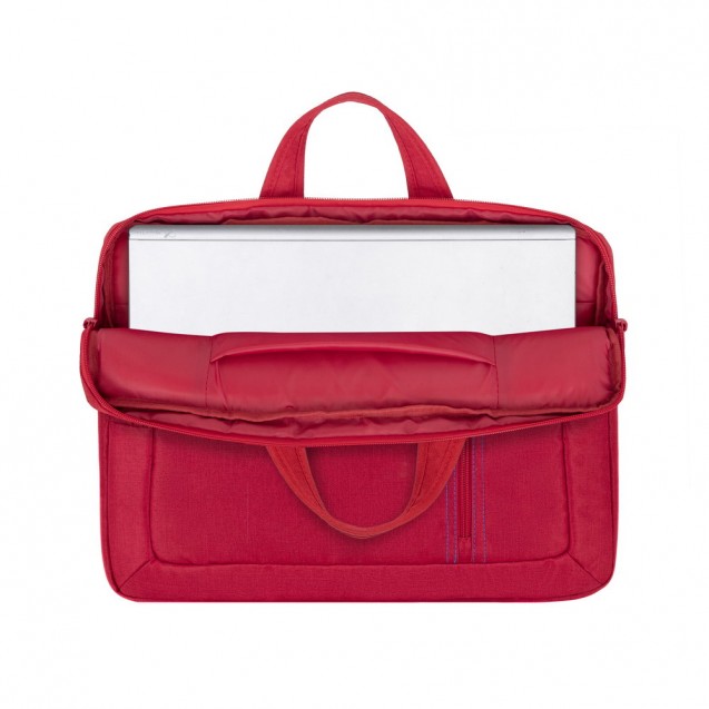 RivaCase 7530 red Laptop Canvas shoulder bag 15.6"