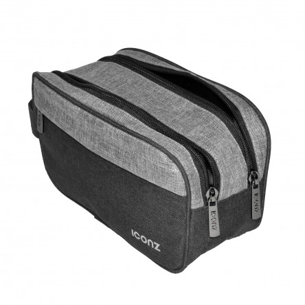 Iconz  New York Dopp Bag BLACK GREY  Iconz  New York Dopp Bag BLACK GREY