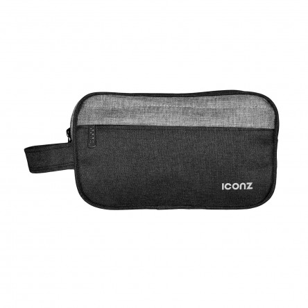 Iconz  New York Dopp Bag BLACK GREY  Iconz  New York Dopp Bag BLACK GREY