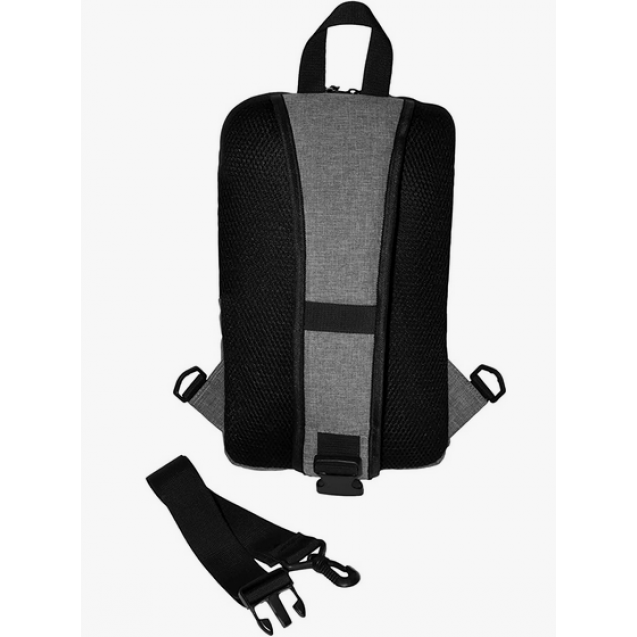  ICONZ Rome Classy Sling Bag with 2 front vertical pockets Grey 