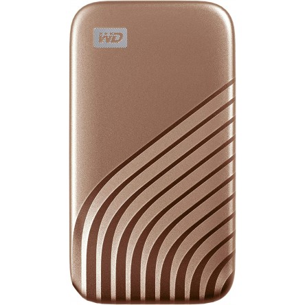 WD 2TB My Passport SSD Portable External Solid State Drive, Gold, Sturdy and Blazing Fast, Password Protection with Hardware Encryption WD 2TB My Passport SSD Portable External Solid State Drive, Gold, Sturdy and Blazing Fast, Password Protection with Hardware Encryption