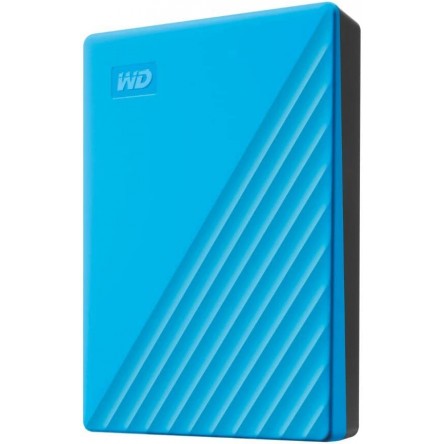 WD 4TB My Passport Portable External Hard Drive with backup software and password protection, Blue WD 4TB My Passport Portable External Hard Drive with backup software and password protection, Blue